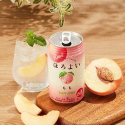 HOROYOI 和乐怡 三得利 日本进口 预调酒 鸡尾酒 果酒 白桃口味350ml*6罐市场价多少钱？