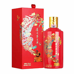 MOUTAI 茅台 喜宴 中国红 43%vol 酱香型白酒 500ml 单瓶装价格多少钱？