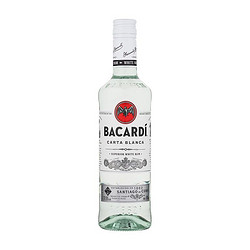 BACARDI 百加得 白朗姆酒 500ml电商卖多少钱？