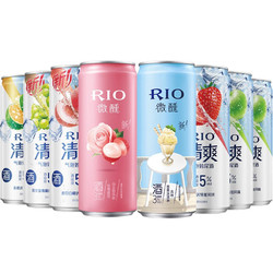 RIO 锐澳 洋酒 预调 鸡尾酒 果酒 全家福微醺系列 春见口味330ml*8罐盲盒装最终到手价多少钱？