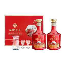 WULIANGYE 五粮液 股份 富贵天下 浓香型白酒 52度500ml*2瓶 礼盒装行情价多少