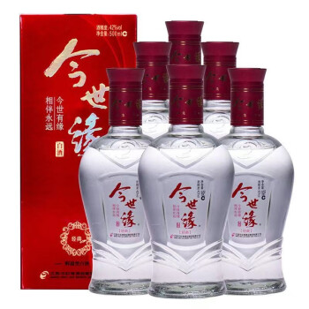 42度今世缘 红经典 42度醇甜型白酒 喜酒宴请 500ml*6瓶 整箱装最终到手价多少钱？