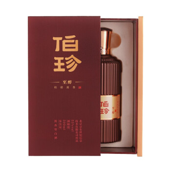 53度伯珍 53度 酱香型白酒 高度纯粮白酒礼盒整箱装 商超优级酒水 伯珍至醇500ml*1瓶市场价多少钱？