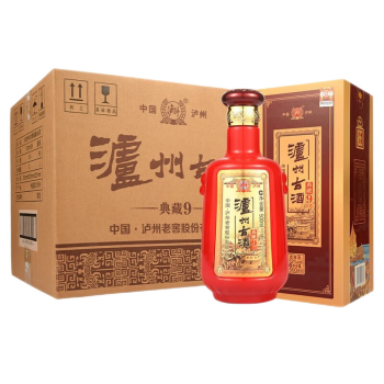 53度泸州老窖 泸州古酒典藏9 浓香型白酒 52度500ml 6瓶整箱装 两瓶装市场价多少钱？