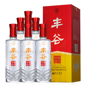 52度丰谷 精品特曲 浓香型白酒 52度 500ml*6瓶  整箱装 批发价多少钱？