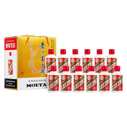 MOUTAI 茅台 飞天 53度 酱香型白酒 125ml*12瓶价格多少钱？