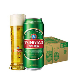 TSINGTAO 青岛啤酒 经典10度500ml*18听 大罐整箱装包邮价多少钱？