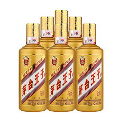 MOUTAI 茅台 王子酒53度酱香型白酒整箱装500mL*6瓶酒水拼团价多少钱？