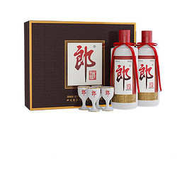 LANGJIU 郎酒 郎牌郎酒双瓶礼盒 53度酱香型白酒 500mlx2瓶拼团价多少钱？