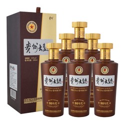 MOUTAI 茅台 贵州大曲 80年代 53%vol 酱香型白酒 500ml*6瓶最终到手价多少钱？