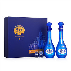 YANGHE 洋河 梦之蓝 蓝色经典 M6 52%vol 浓香型白酒 500ml*2瓶 双支装行情价多少