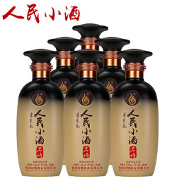 贵州岩博酒业 人民小酒经典 清酱香型白酒 53度 500ml*6瓶 整箱装电商卖多少钱？