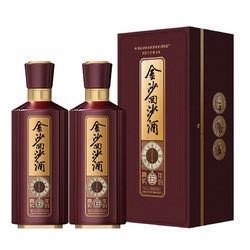 JINSHA 金沙 回沙酒 53度酱香型白酒 真实年份6年500ml*2双瓶礼盒装行情价多少