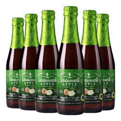 Lindemans 林德曼 苹果 精酿果啤  啤酒  250ml*6瓶 整箱装 比利时原瓶进口最终到手价多少钱？