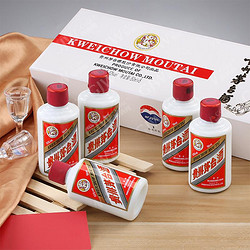 MOUTAI 茅台 白色小条子酱香型白酒53度50ml*5电商补贴价多少钱？