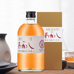 AKASHI 明石 调和威士忌日本原瓶进口洋酒500ml40度 红标威士忌拼团价多少钱？