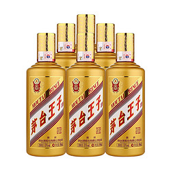 MOUTAI 茅台 金王子酒 53%vol 酱香型白酒 500ml*6瓶 整箱装拼团价多少钱？