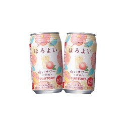 HOROYOI 和乐怡 三得利 白桃味/白桃乳/乳饮料味果酒 350ml*2罐市场价多少钱？