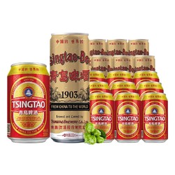 TSINGTAO 青岛啤酒 红金330ml*9听 国潮纤体罐330ml*6听行情价多少