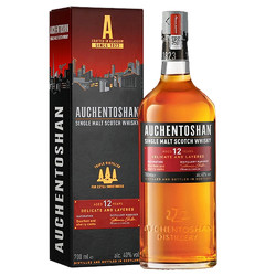 AUCHENTOSHAN 欧肯特轩 12年 苏格兰单一麦芽威士忌原瓶进口700ml礼盒装最终到手价多少钱？