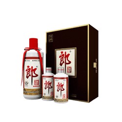 LANGJIU 郎酒 郎牌 53度 酱香型白酒 500ml 100ml*2瓶市场价多少钱？