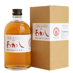 AKASHI 明石 日本威士忌原瓶进口日威洋酒 whisky 明石AKASHI红标调和威士忌 500ml 整箱装电商卖多少钱？