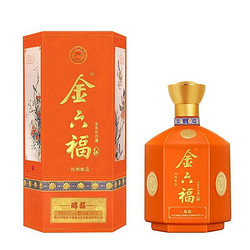 金六福 醇福 浓香型白酒 52度 500ml*6瓶 整箱装行情价多少