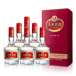 WULIANGYE 五粮液 股份  五粮精酿醇柔 浓香型白酒 整箱装 52度500ml*6瓶 高度纯粮食酒水价格多少钱？