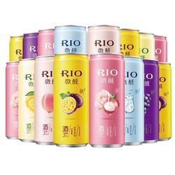 RIO 锐澳 微醺预调鸡尾酒330ml*10罐RIO一整箱低度果酒微醺少女洋酒市场价多少钱？