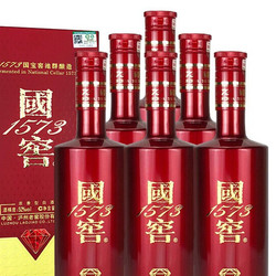 国窖1573 国宝红 52%vol 浓香型白酒 500ml*6瓶行情价多少