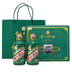 MOUTAI 茅台 虎年生肖纪念酒 53%vol 酱香型白酒 375ml*2瓶行情价多少