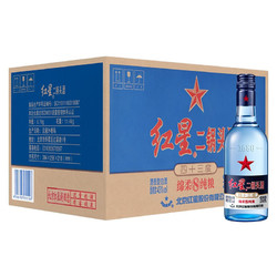 红星 二锅头 蓝瓶绵柔8陈酿 清香型 白酒 43度 250ml*6瓶 整箱装电商卖多少钱？