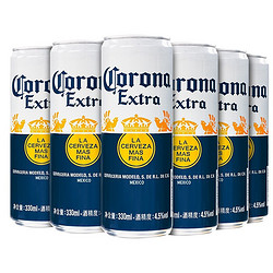 Corona 科罗娜 墨西哥风味啤酒 330ml*24听 整箱装行情价多少