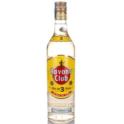 Havana Club 哈瓦那俱乐部 Havana 哈瓦那 3年陈酿 朗姆酒 40%vol 700ml价格多少钱？