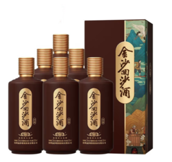 JINSHA 金沙 53度酱香型白酒 金沙回源 500ml*6瓶 整箱包邮价多少钱？