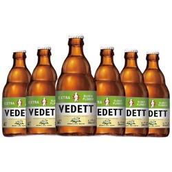 VEDETT 白熊 比利时进口 接骨木花啤酒  330ml*6最终到手价多少钱？