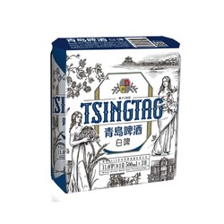 TSINGTAO 青岛啤酒 贵族白啤500ml*3听整箱全麦酿造口感醇正新鲜正品价格多少钱？