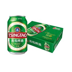 TSINGTAO 青岛啤酒 经典330ml*24罐整箱装醇正口感冰爽日期新鲜 正品包邮拼团价多少钱？