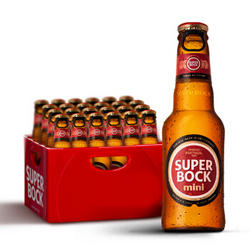 SUPER BOCK 超级波克 进口黄啤酒200ml*24瓶小瓶啤酒整箱分享装最终到手价多少钱？