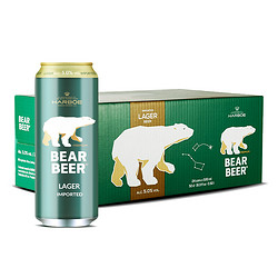 BearBeer 豪铂熊 拉格啤酒 500ml*24听价格多少钱？