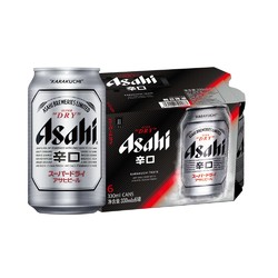 Asahi 朝日啤酒 超爽系列生啤330mlx6罐连包日式风味生啤酒价格多少钱？