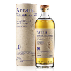 Arran 艾伦 10年 苏格兰单一麦芽威士忌 700ml 礼盒装电商补贴价多少钱？