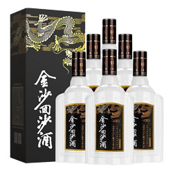 JINSHA 金沙 回沙酒 钻石五星 53%vol 酱香型白酒 500ml*6瓶 整箱装电商卖多少钱？