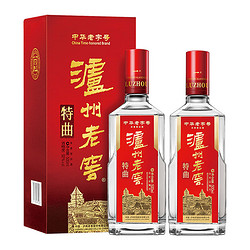 泸州老窖 中华特曲 52度双瓶浓香型高度白酒酒水500mL*2瓶电商卖多少钱？