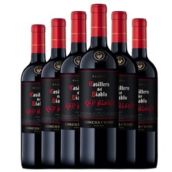 Casillero del Diablo 红魔鬼 智利原瓶进口红酒 干红葡萄酒红魔鬼黑金珍藏系列 750ml *6瓶整箱装行情价多少