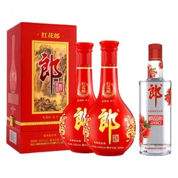 LANGJIU 郎酒 红花郎10 第四代 53度 酱香型白酒 500ml*2 顺品郎 浓酱兼香型白酒 280ml市场价多少钱？