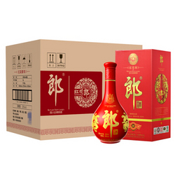 LANGJIU 郎酒 红花郎十 陈酿 53度 酱香型白酒 500ml*6瓶行情价多少