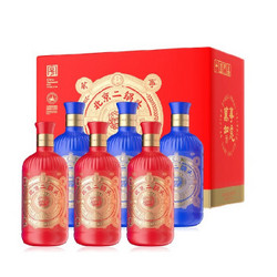 YONGFENG 永丰牌 北京二锅头 风物系列 万事如意 46度 清香型白酒 500ml*2*3  礼盒装 共计6瓶拼团价多少钱？