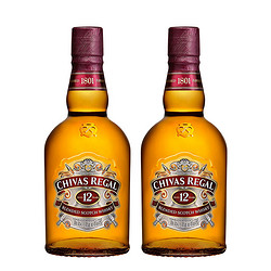 CHIVAS 芝华士 12年 苏格兰调和威士忌 进口洋酒 40度 500ml*2瓶 礼盒装批发价多少钱？