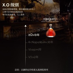 PASSTON 派斯顿 XO白兰地豪门700ml法国进口洋酒烈酒基酒礼盒装行情价多少